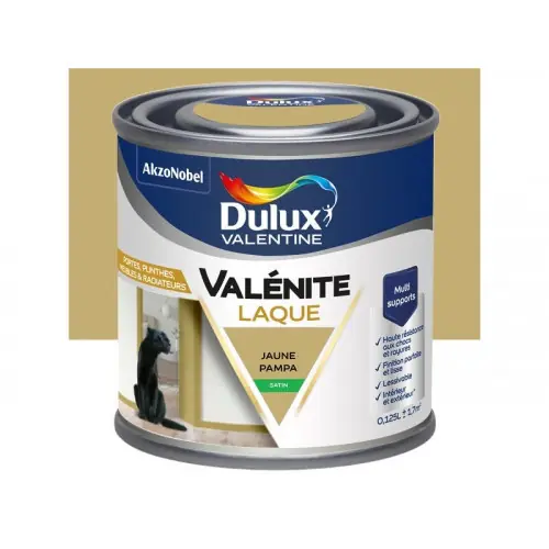 Peinture boiserie jaune pampa satin DULUX VALENTINE 0.125l – DULUX VALENTINE Meilleure Vente