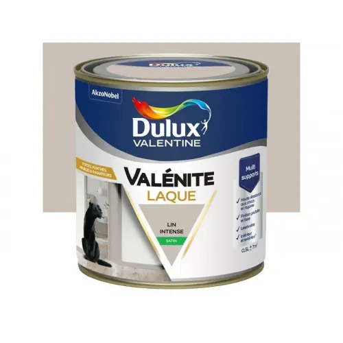 Peinture boiserie lin intense satin DULUX VALENTINE Valenite 0.5l - DULUX VALENTINE Acheter En Ligne