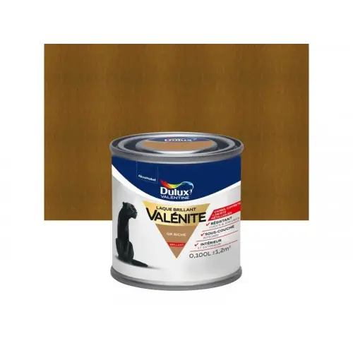 Expédition Rapide Peinture boiserie, radiateur or riche brillant DULUX VALENTINE Valenite 0.1l – DULUX VALENTINE