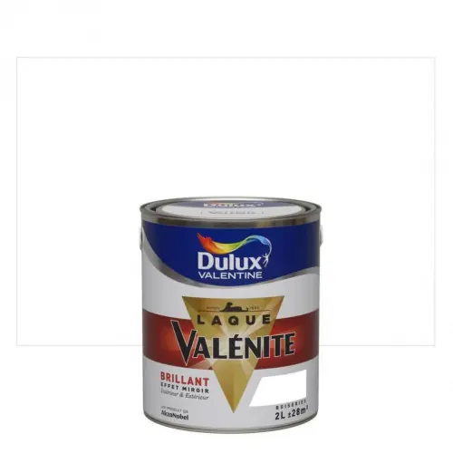Produit De Marque Peinture laque boiserie Valénite blanc brillant 0,5 L - DULUX VALENTINE - DULUX VALENTINE