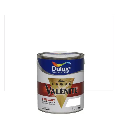 Peinture laque boiserie Valénite blanc brillant 2 L - DULUX VALENTINE - DULUX VALENTINE Acheter En Ligne
