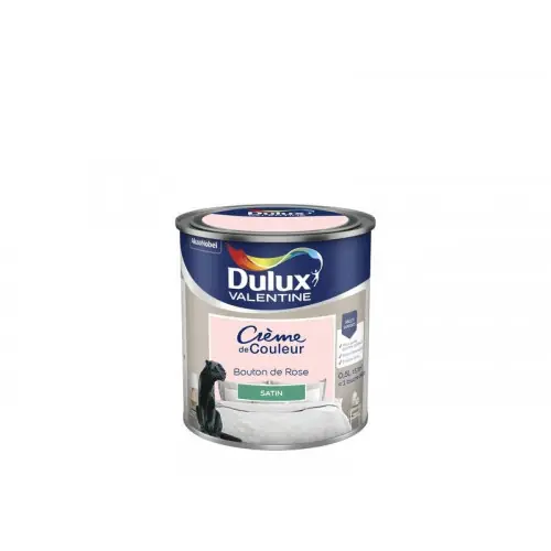 Peinture mur, boiserie et papier peint DULUX VALENTINE bouton de rose satiné 0.5L - DULUX VALENTINE Offre Spéciale