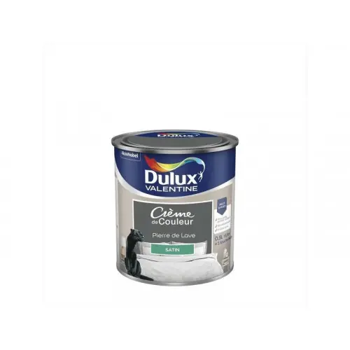 Meilleure Vente Peinture mur, boiserie et papier peint DULUX VALENTINE pierre de lave satiné 0.5L - DULUX VALENTINE