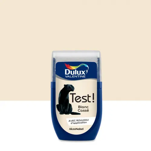Testeur peinture Crème de couleur blanc cassé satin 30 mL - DULUX VALENTINE - DULUX VALENTINE Paiement Sécurisé