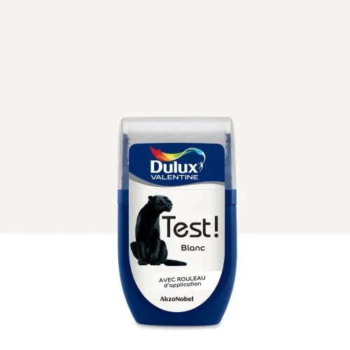 Testeur peinture Crème de couleur blanc satin 30 mL - DULUX VALENTINE - DULUX VALENTINE Certifié
