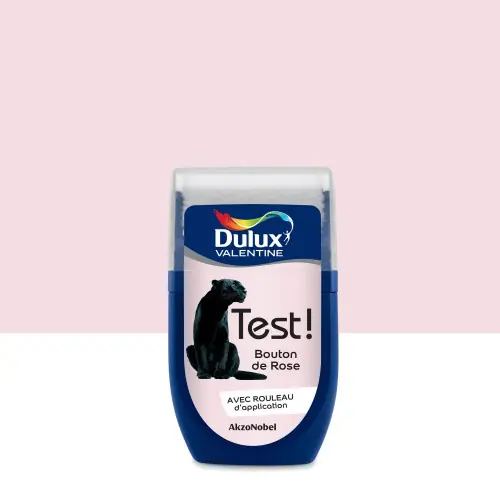 Soldes Testeur peinture Crème de couleur bouton de rose satin 30 mL - DULUX VALENTINE - DULUX VALENTINE