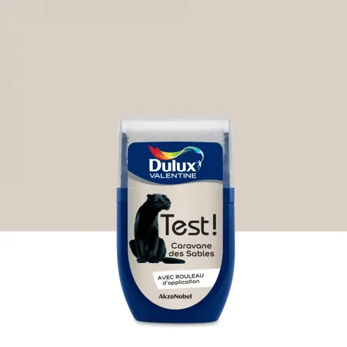 Testeur peinture Crème de couleur caravane des sables satin 30ml- DULUX VALENTINE - DULUX VALENTINE Commander Maintenant