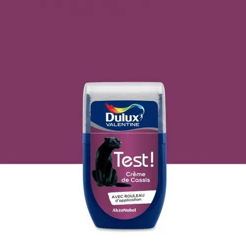 Offre Du Jour Testeur peinture Crème de couleur crème de cassis satin 30 mL - DULUX VALENTINE - DULUX VALENTINE