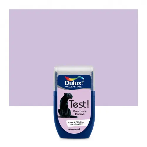 Testeur peinture Crème de couleur fantaisie parme satin 30 mL - DULUX VALENTINE - DULUX VALENTINE Expédié Aujourd'hui