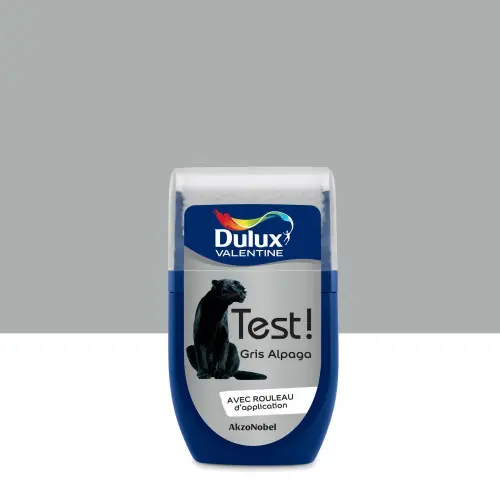 Testeur peinture Crème de couleur gris alpaga satin 30 mL - DULUX VALENTINE - DULUX VALENTINE Prix Choc