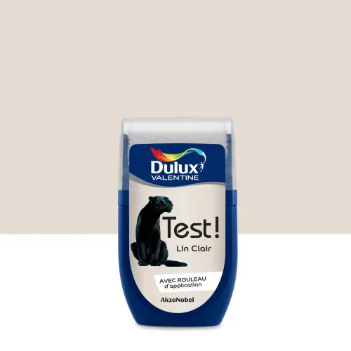 Testeur peinture Crème de couleur lin clair satin 30 mL - DULUX VALENTINE - DULUX VALENTINE Offre Limitée