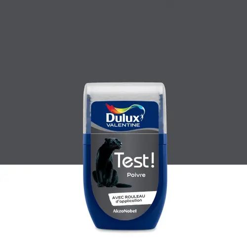 Achat Immédiat Testeur peinture Crème de couleur poivre satin 30 mL – DULUX VALENTINE – DULUX VALENTINE