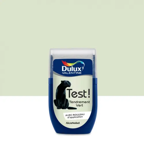 Haute Qualité Testeur peinture Crème de couleur tendrement vert satin 30 mL - DULUX VALENTINE - DULUX VALENTINE