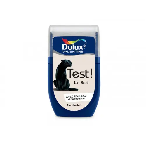 Usine Directe Testeur peinture lin brut satiné Crème de couleur 30 ml - DULUX VALENTINE