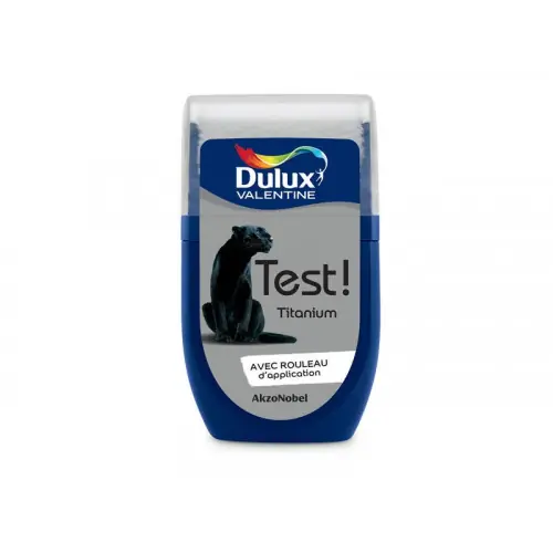 Commander Maintenant Testeur Peinture Titanium Satin Crème De Couleur 0.03 L - DULUX VALENTINE