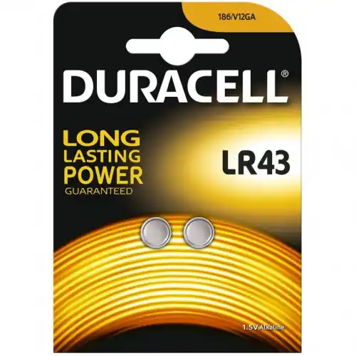 Prix Promo Blister 2 piles Electronics LR43 – DURACELL