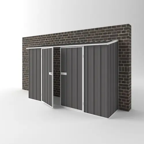 Petit Prix Abri métal Compact gris ardoise - 2,25m2 - Easyshed