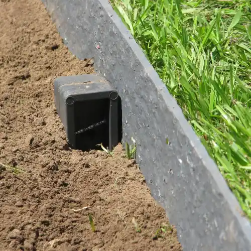 Nouvel Arrivage Lot de 10 piquets à planter Ecolat plastique gris, H.38 x L.4 cm – ECOLAT