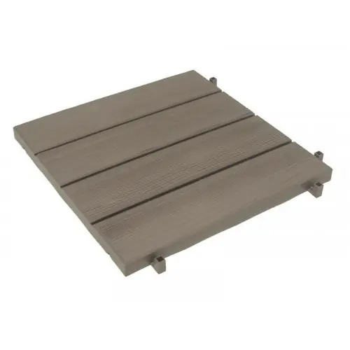 Dalle Clipsable Polypropylène Easy, Brun Taupe N°3, 38×38 Cm x Ep.25mm – EDA Réduction
