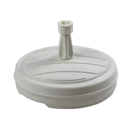 Top Vente Pied de parasol à lester blanc diamètre 43cm - EDA