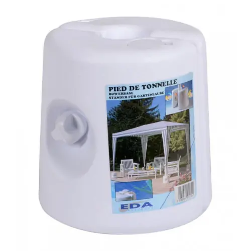Vente Flash Pied de tonnelle à remplir blanc – EDA