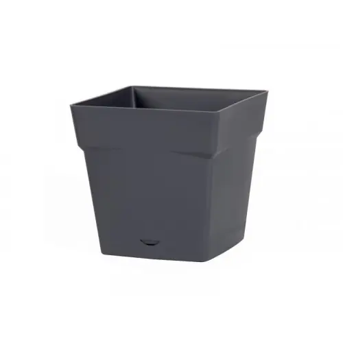 Dernière Chance Pot Polypropylène 13641 G.Ant L.17.4 X L.17.4 X H.17 Cm Anthracite – EDA