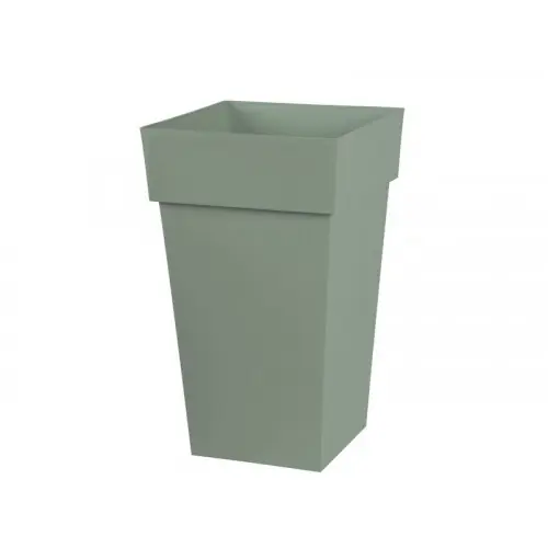 Pot polypropylène EDA 13635 v.la Diam.39 L.39 x l.39 x H.65 cm vert laurier – EDA Prix Réduit