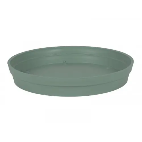 Offre Limitée Soucoupe polypropylène EDA 13618 v.la Diam.28 L.0 x l.0 x H.4.5 cm vert laurier - EDA