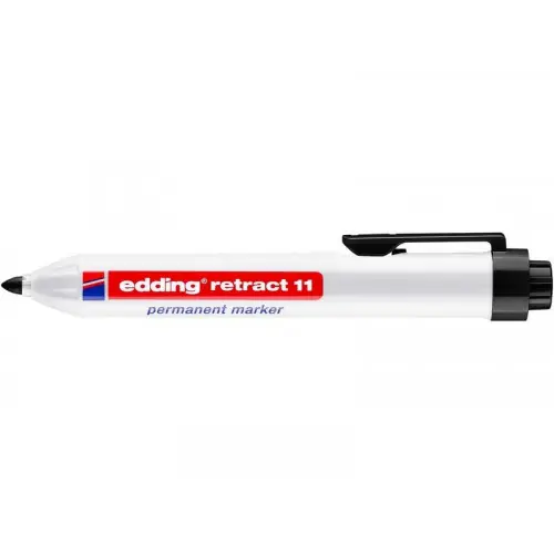 Marqueur indelebile retractable noir edding - EDDING Offre Spéciale