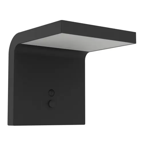 Super Prix Applique solaire avec détecteur Spiante 1000 Lumen, blanc neutre, noir EGLO - Eglo