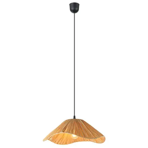 Commander Maintenant Suspension Laxford, raphia, diam.40 cm, E27 - Eglo