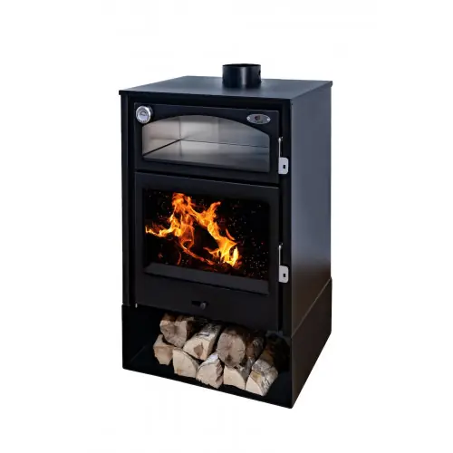 Achetez Aujourd&rsquo;hui Poêle à bois – modèle ASTON – 10,2 kW – jusqu’à 225 m³ – H.97 x l.63 x P.50 cm – Classe énegétique A – Eider Biomasa