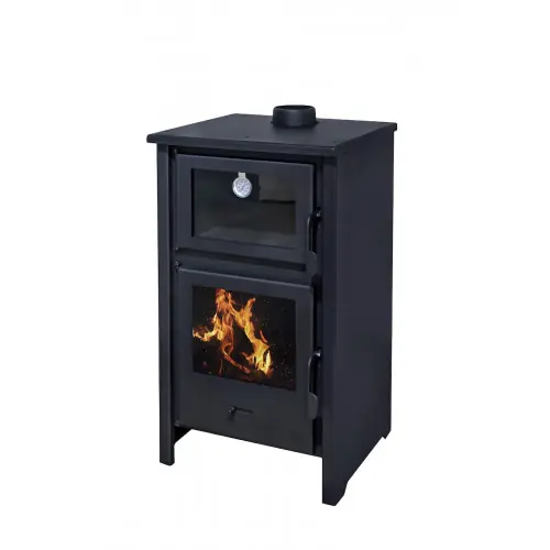 Poêle à bois – modèle QUARTZ – 9,7 kW – juqsu‘à 210 m³ – H.89 x l.47 x P.52 cm – Classe énergétique A – Eider Biomasa Prix Promo
