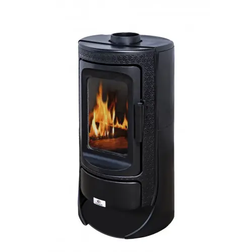Poêle à bois – modèle Royce – 9,2 kW – jusqu‘à 205 m³ – H.97 x l.48 x P.49 cm – Classe énergétique A – Eider Biomasa Quantité Limitée
