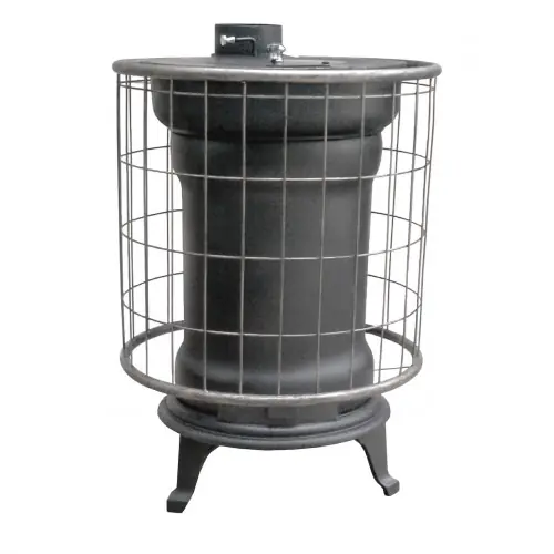 Achetez Aujourd&rsquo;hui Poêle à bois – modèle Rustica Exteriores – 8,53 kW – jusqu‘à 190 m³ – H.68 x l.52 x P.41 cm – Classe énergétique A – Eider Biomasa