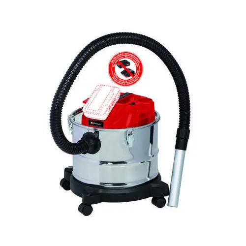 Aspirateur à cendres sans fil - TE-AV 18/15 Li C-Solo - 18 V - 100 mbar - 15 L - soufflerie - sans batterie ni chargeur - EINHELL Remise