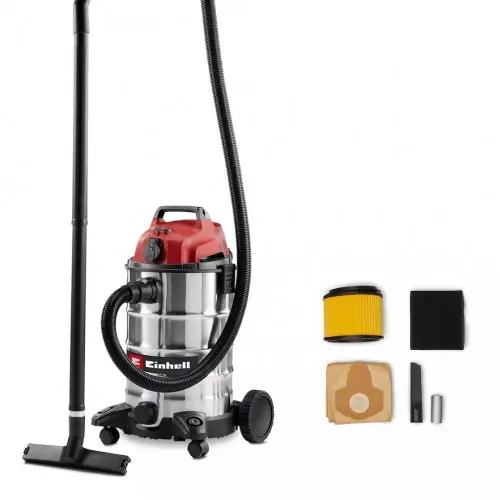 Authentique Aspirateur eau et poussières avec prise asservie - TC-VC 3055 SA - EINHELL