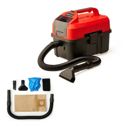 Aspirateur eau et poussières sans fil - TE-VC 18/10 Li Solo - 18 V - Cuve 10 L - Fonction soufflerie - Sans batterie ni chargeur - EINHELL Remise