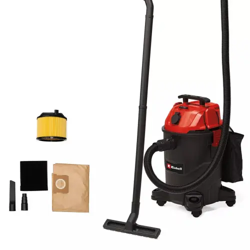 Jusqu'à Épuisement Des Stocks Aspirateur eau/poussière TC-VC 1825 A - 1250W - cuve plastique 25L - prise asservie - soufflerie - EINHELL