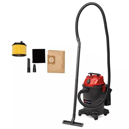 Aspirateur eau/poussière TC-VC 1930 A - 1500W - cuve plastique 30L - prise asservie - soufflerie - EINHELL Petit Prix