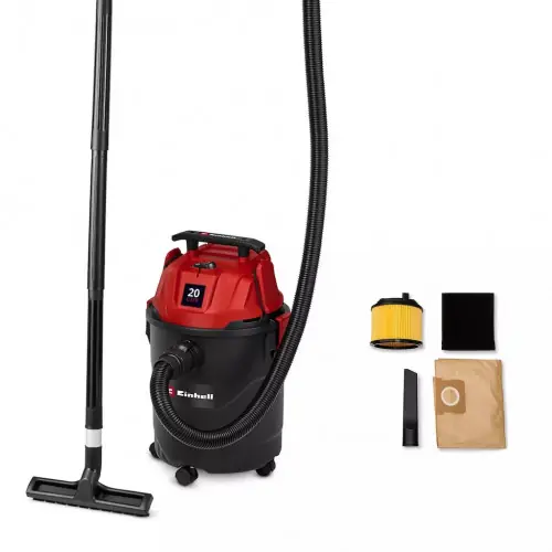 Aspirateur eaux et poussières - TC-VC 2045 - Cuve plastique 20 L - 850 W - 180 mbar - EINHELL Dernière Chance