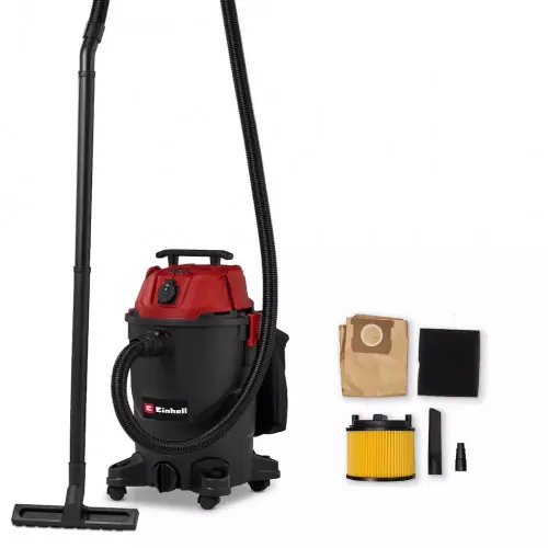 Aspirateur eaux et poussières - TC-VC 3055 A - Cuve plastique 30 L - 850 W - Prise asservie - EINHELL Marque