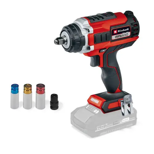 Clé à chocs sans fil – IMPAXXO 18/400 – 18 V – 400 Nm – porte-outil 1/2” – 3 vitesses – sans batterie ni chargeur – EINHELL Offre Limitée