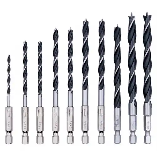 Coffret mèches bois 10pcs - S-Box - EINHELL Meilleure Vente