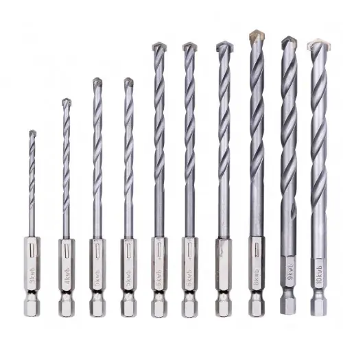 Super Prix Coffret mèches pierre 10pcs - S-Box - EINHELL
