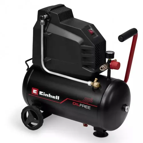 Prix Cassé Compresseur d’air - TC-AC 190/24/8 I OF - 1100 W - Cuve 24 L - 8 bar - Moteur à induction - Pompe sans lubrification - EINHELL