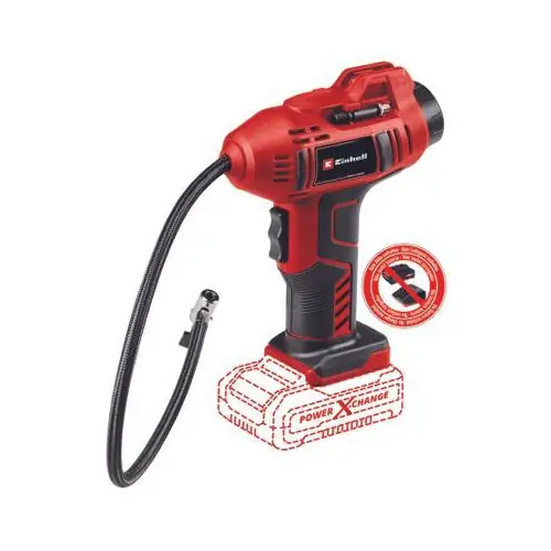 Acheter En Ligne Compresseur pour voiture sans fil – CE-CC 18 Li – 18 V – 11 bar – Power X-Change – EINHELL