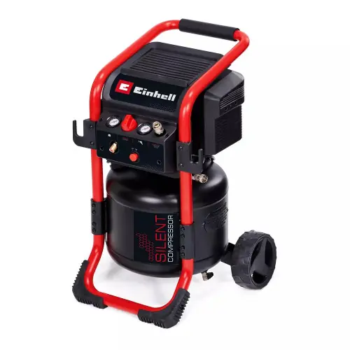 Compresseur silencieux TE-AC 240/24 Silent - 1500W - 240L/min - 10 bar - cuve 24L - 70dB - EINHELL Réduction