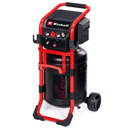 Nouveauté Compresseur silencieux TE-AC 270/50 Silent - 1650W - 270L/min - 10 bar - cuve 50L - 70dB - EINHELL