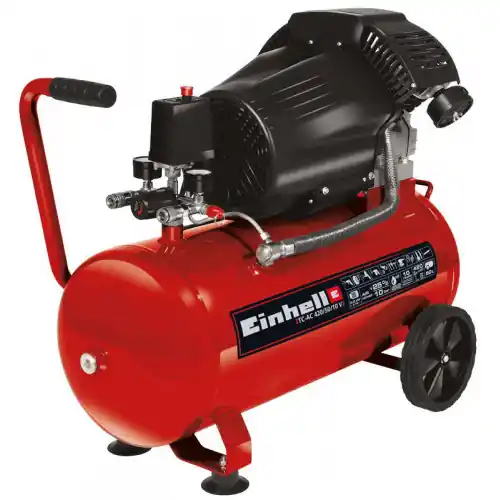Promotion Saisonnière Compresseur TC-AC 420/50/10 V - Puissance d‘aspiration 420 l/min - Pression max. 10 bar - 2200W - EINHELL
